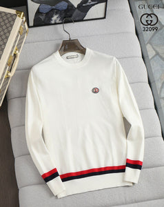 Men Regular Fit Crew-Neck Pullover