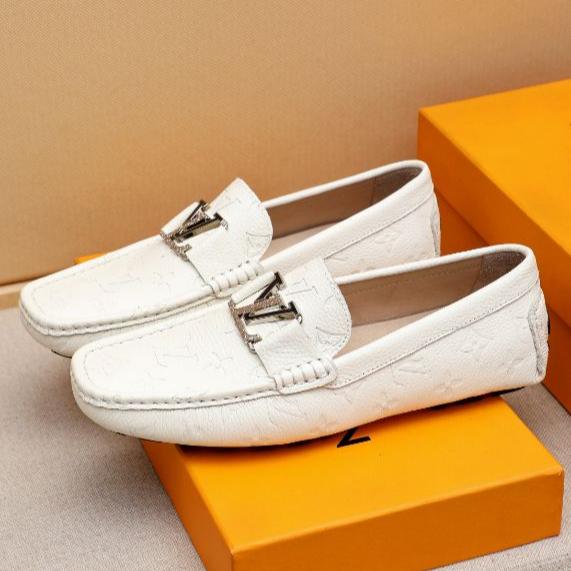 Premium Loafers With Initial Logo