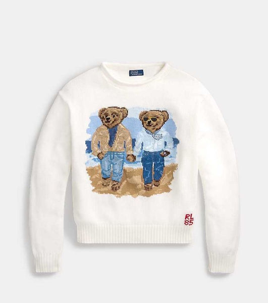 Premium Embroidered  Bear Pullover