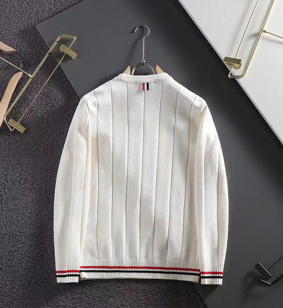 Premium  Global Stripe Relaxed  Pullover