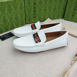 Premium GG Logo With Web Strap  Loafers