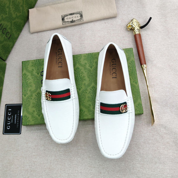 Premium GG Logo With Web Strap  Loafers