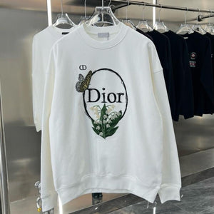 Floral Print Branded Sweatshirt