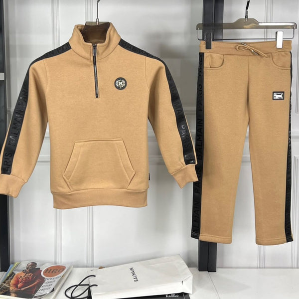 Premium  Half Zip  Closure Kids Boys Tracksuit