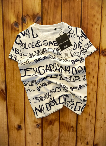 Premium All Over Logo Print T-shirt Kids