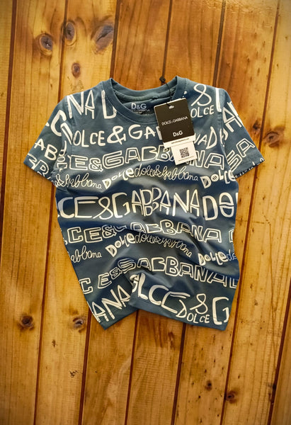 Premium All Over Logo Print T-shirt Kids