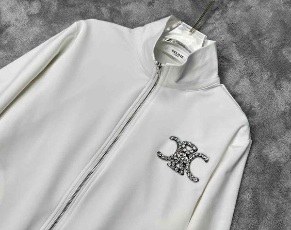 Premium Women's Tracksuit With Embellished Logo