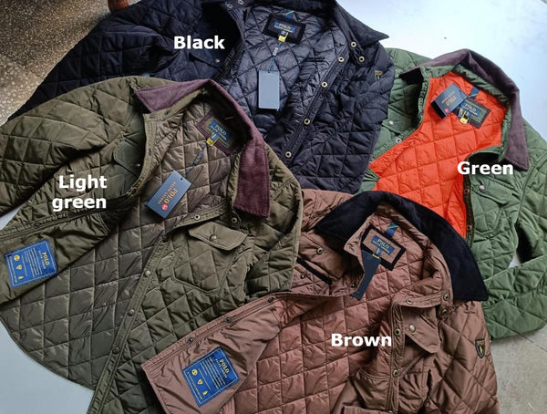 Premium Men's Green Brentford Quilted Jacket