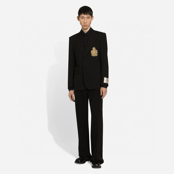 Luxury  Logo-Badge Blazer