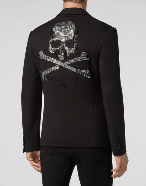 Imported Skull Logo Blazer