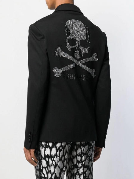 Imported Skull Logo Blazer