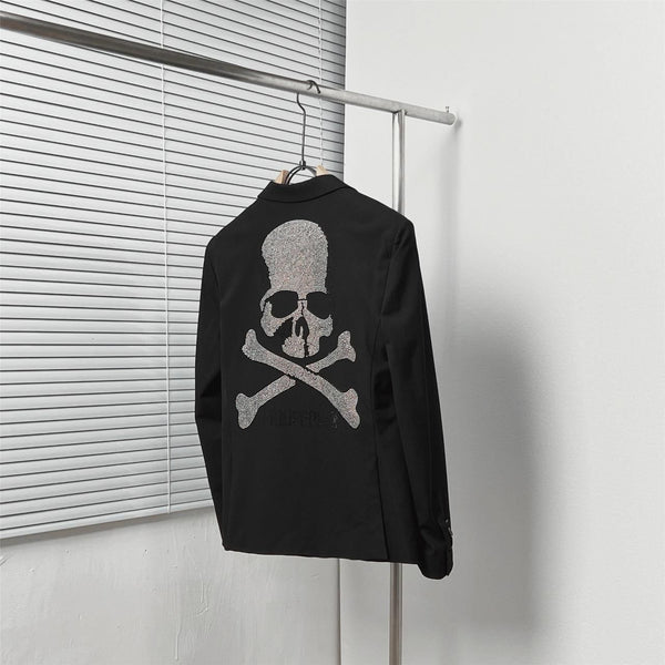 Imported Skull Logo Blazer