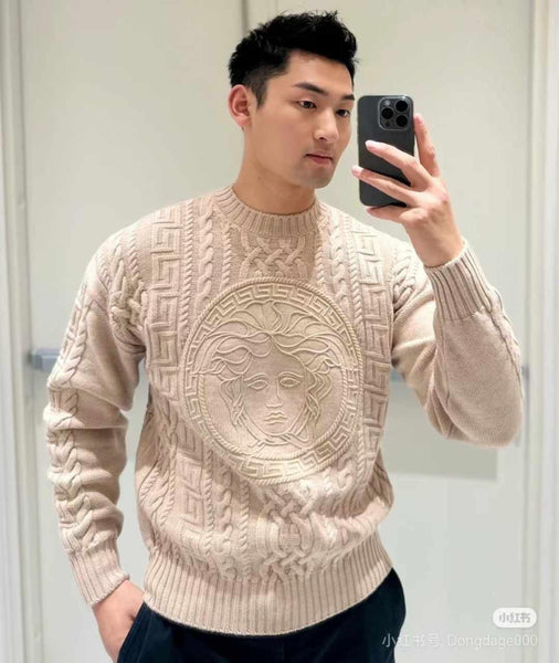 Medusa Cable-Knit Sweater