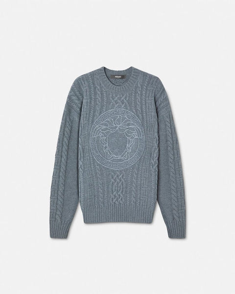 Medusa Cable-Knit Sweater