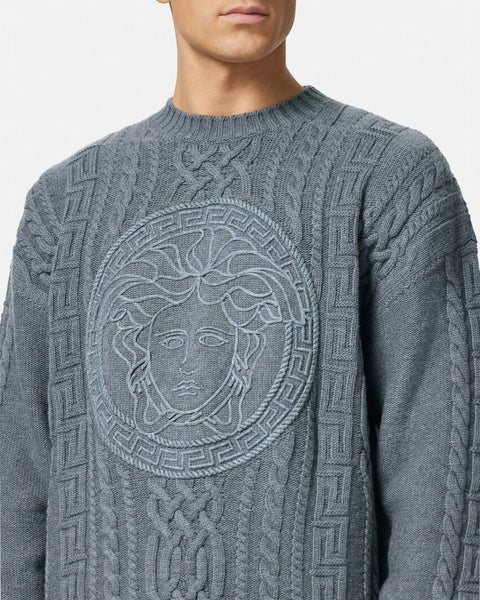 Medusa Cable-Knit Sweater