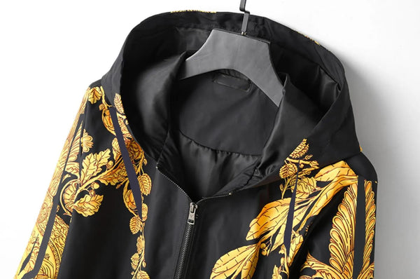 Luxury Windbreaker Hoodie Jacket