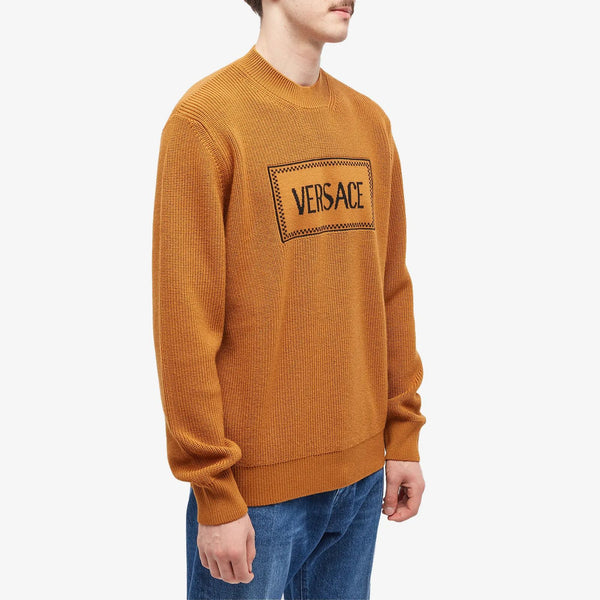 Premium Men's Logo Crew Knit  Pullover