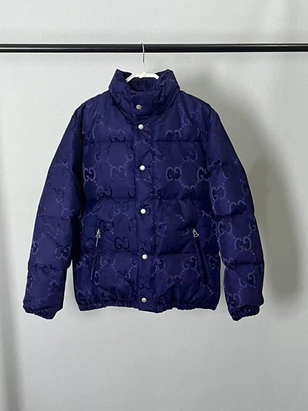 Luxury  Logo-Jacquard Quilted Shell Down Jacket