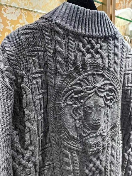 Luxury Medusa Knitted  Pullover