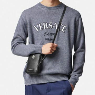 Premium Milano Stamp Embroidered Wool Jumper