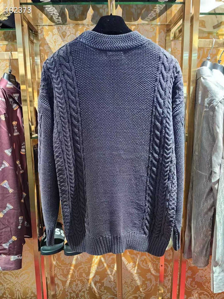 Imported Medusa Milano Cable-Knit Pullover