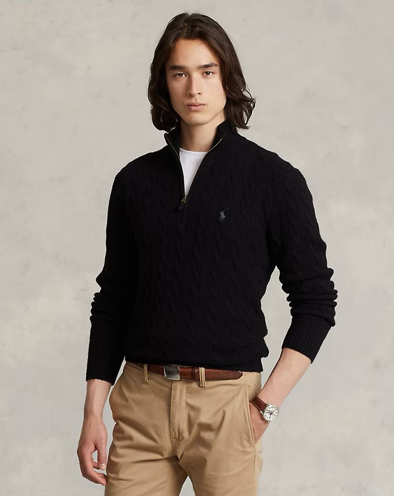 Luxury  Brand Knit Wool-Pullover