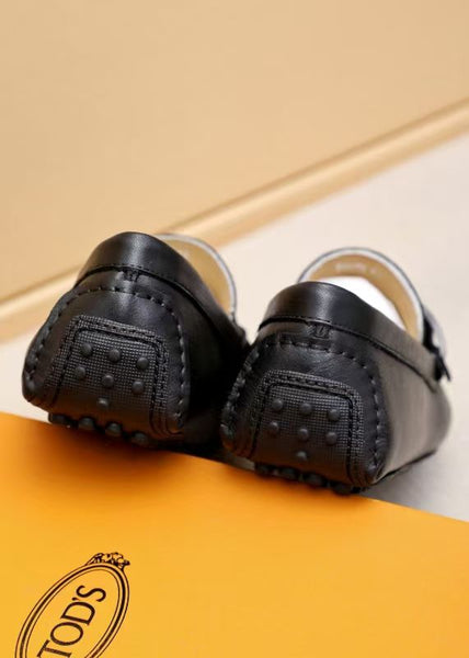 Premium Loafers With Metal Brand Logo