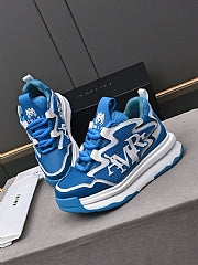 Luxury Men Round-Toe Lace-Up Sneakers