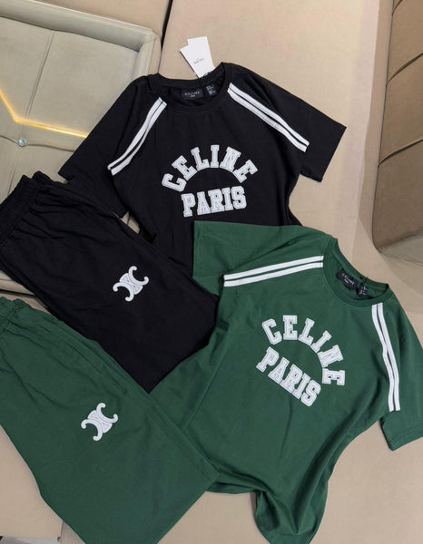 Premium Round Neck Embroidered Logo Co-Ordinator For Women