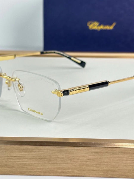 Luxury  Rimless Gold Rectangular Shape Frame