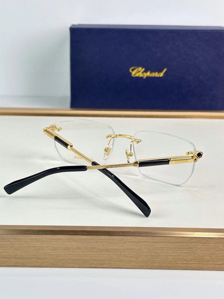 Luxury  Rimless Gold Rectangular Shape Frame