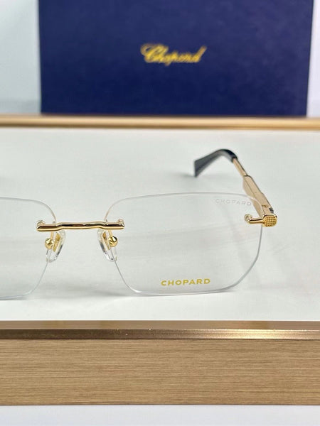 Luxury  Rimless Gold Rectangular Shape Frame