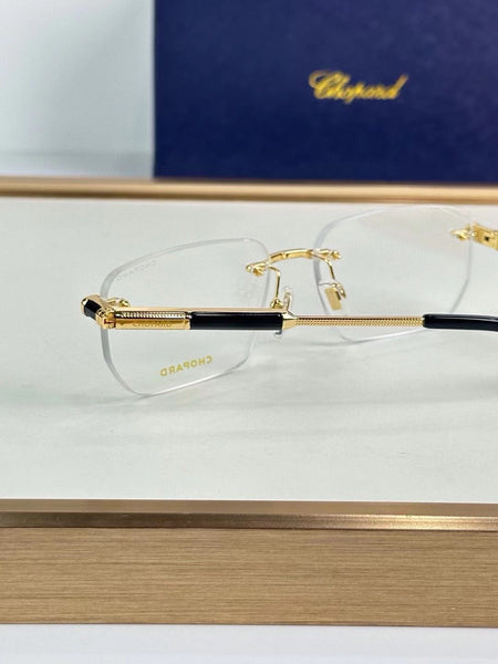 Luxury  Rimless Gold Rectangular Shape Frame