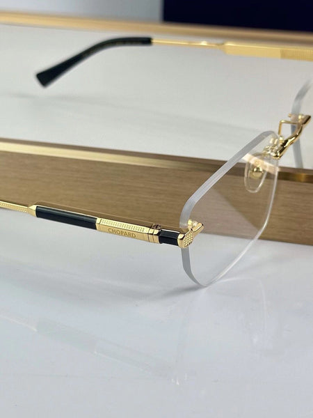 Luxury  Rimless Gold Rectangular Shape Frame