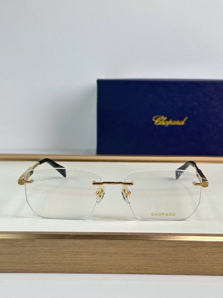 Luxury  Rimless Gold Rectangular Shape Frame