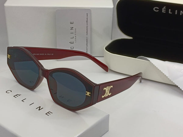 Triomphe Logo Oversized  Hexagon Sunglasses for Women