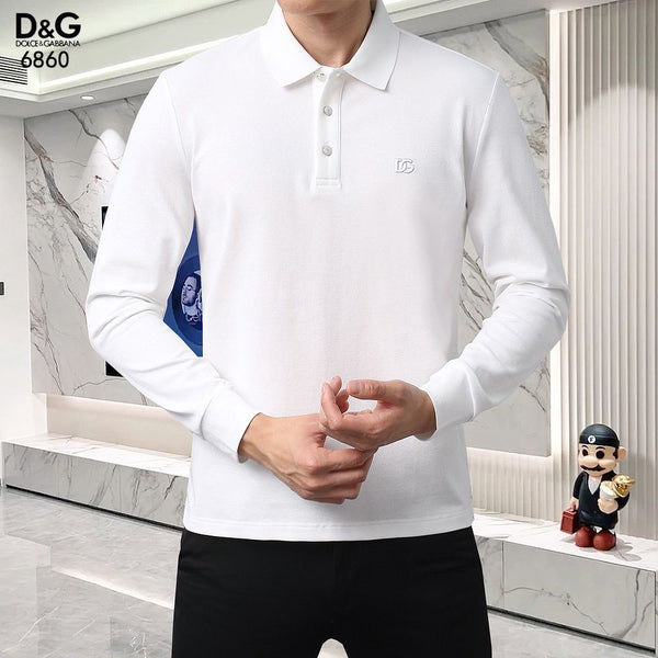 Premium  Patched Logo Full Sleeve T-shirt