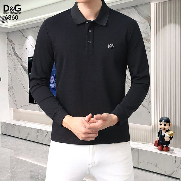 Premium  Patched Logo Full Sleeve T-shirt