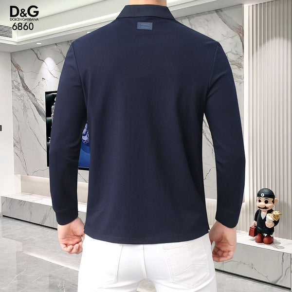 Premium  Patched Logo Full Sleeve T-shirt