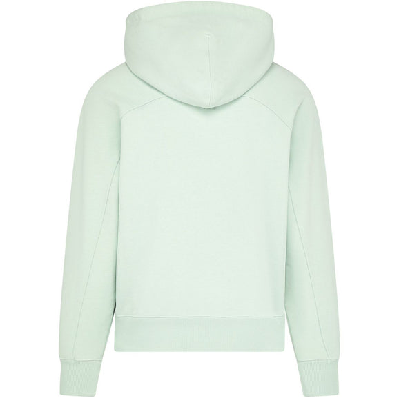 Mint Green Hoodie with Tonal Heart-A Logo – Unisex Pullover Sweatshirt