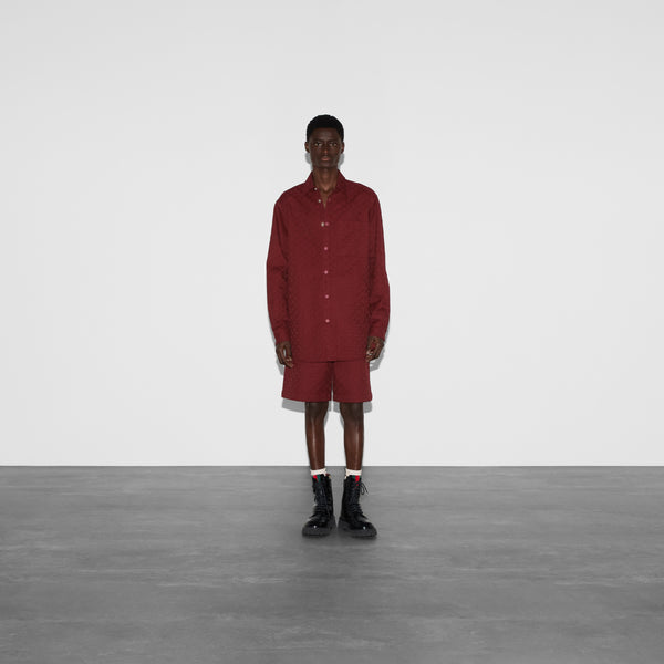 Men  Monogram Shirt – Luxury Button-Up Shirt