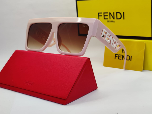 Luxury Oversized Square Sunglasses – Bold Cutout Logo Arm Design