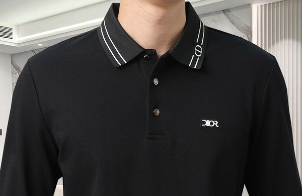 Premium Quality Men Long Sleeve Polo T-Shirt – Classic Collar Design