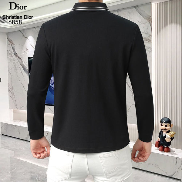 Premium Quality Men Long Sleeve Polo T-Shirt – Classic Collar Design