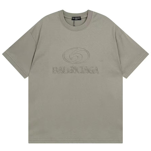 Premium Oversized Embroidered Logo T-Shirt