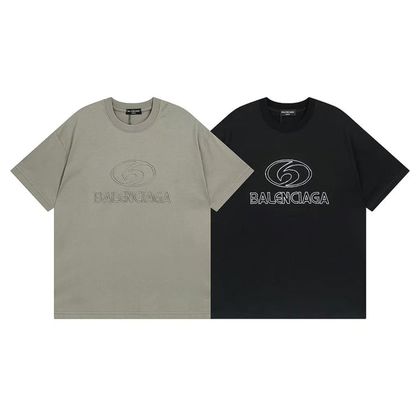 Premium Oversized Embroidered Logo T-Shirt