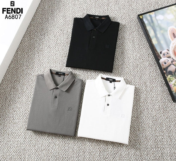 Men Long Sleeve Polo T-Shirt – Smart Casual Fit