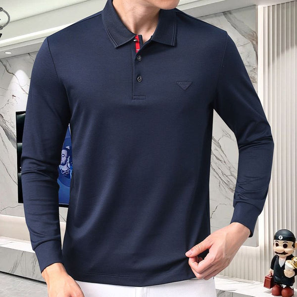 Premium Quality Men Long Sleeve Polo T-Shirt