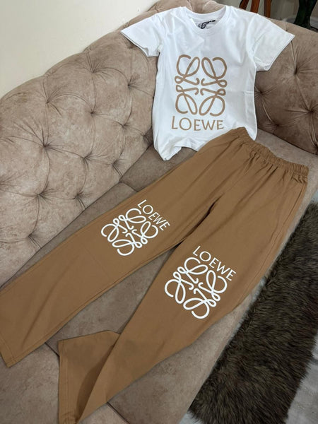 Luxurious Cord Set With Brand Signature For Women