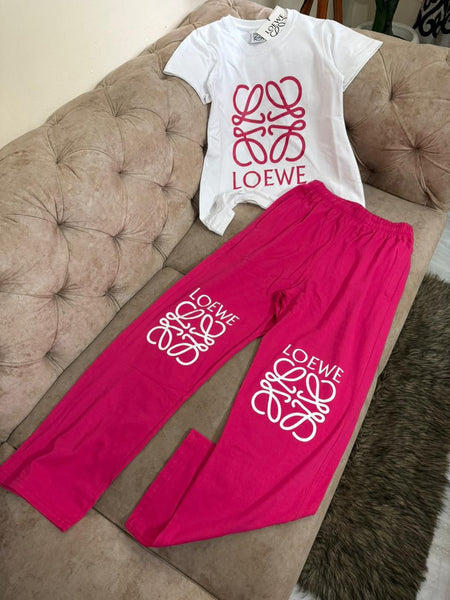 Luxurious Cord Set With Brand Signature For Women